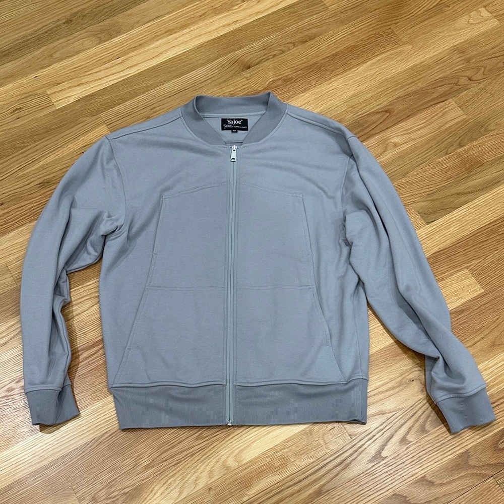 Gray Zip-Up Jacket
